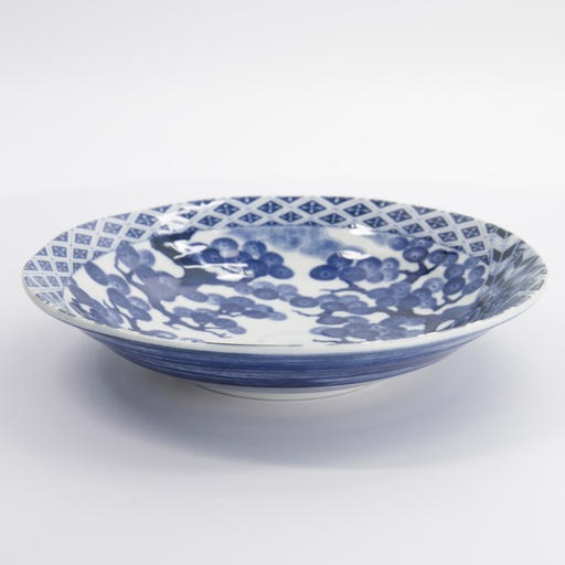 [33488] Wa Pasta Plate Hawk 25.3x5.2cm 33488 6/36