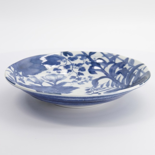 [33489] Wa Pasta Plate Frog 25.3x5.2cm 33489 6/36 