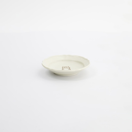 [33534] Neko Maruke Cat Dora Sauce Dish 10.2x2.3cm 33534 12/192