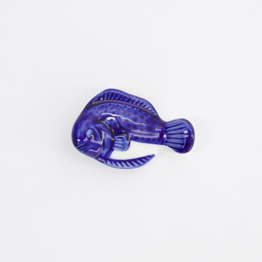 [33572] Chopsticks Rest Fish Snapper Blue D66-3 12/480  