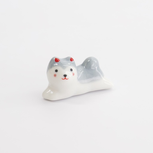 [33575] Chopsticks Rest Shiba Grey D8-11GY 12/480  