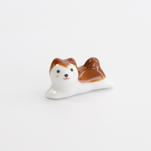 [33577] Chopsticks Rest Shiba Brown D8-11BW 12/480