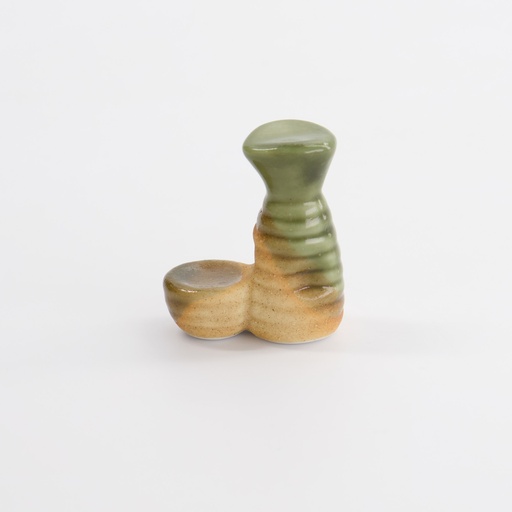 [33579] Chopsticks Rest Sake Set Green D68-1 12/480  