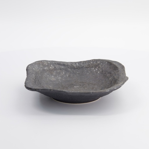 [33586] Mino Craft Plate 19x18.5x4cm Grey SY21-N3 10/30