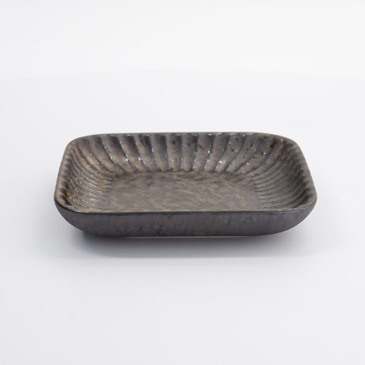 [33589] Mino Craft Square Plate 16x16x2.5cm Grey SY19-03C 10/40