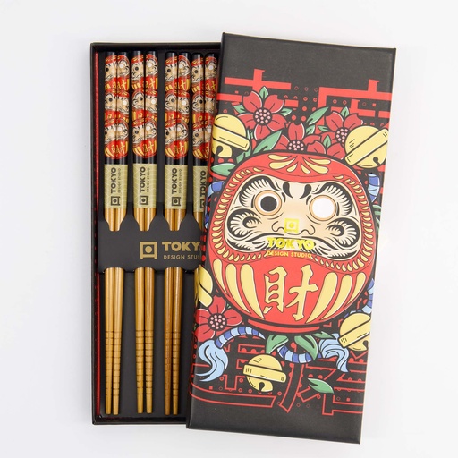 [33701] Chopstick Giftset/5 Daruma 33701 1/100    