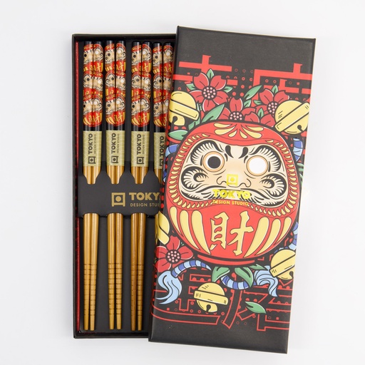 [33701] Chopstick Giftset/5 Daruma 33701 1/100    