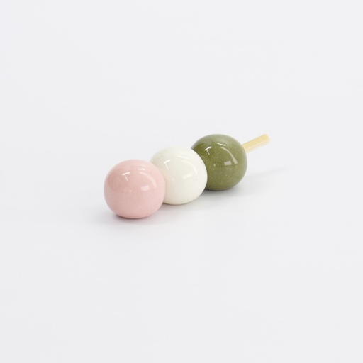 [33647] Kawaii Chopsticks Rest 3colors Dango 5x1.5x1.5cm 3-600a