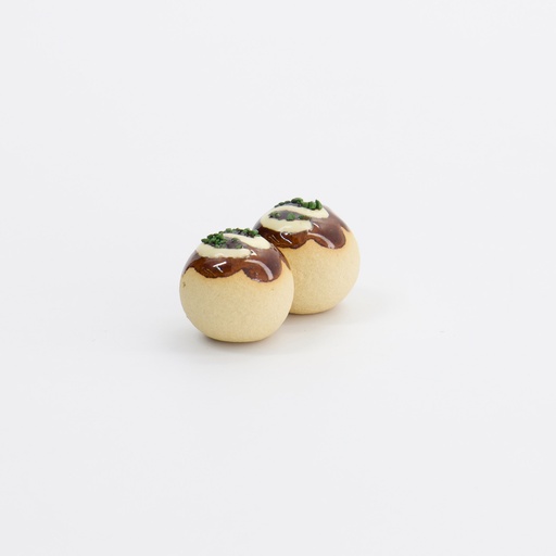 [33661] Kawaii Chopsticks Rest Takoyaki 3.7x2x2cm 4-717