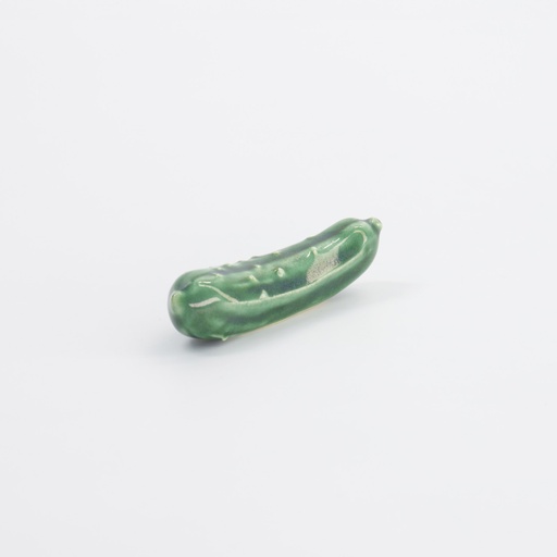 [33670] Kawaii Chopsticks Rest Cucumber 6.4x1.6x1.8cm 3-944a