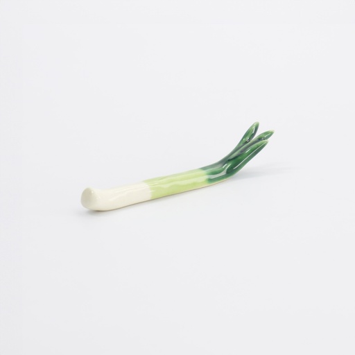 [33671] Kawaii Chopsticks Rest Leek 1.4x7.6x1.4cm 4-764