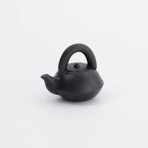 [33690] Kawaii Chopsticks Rest Iron Kettle 4.2x3.4x3.6cm 3-601a