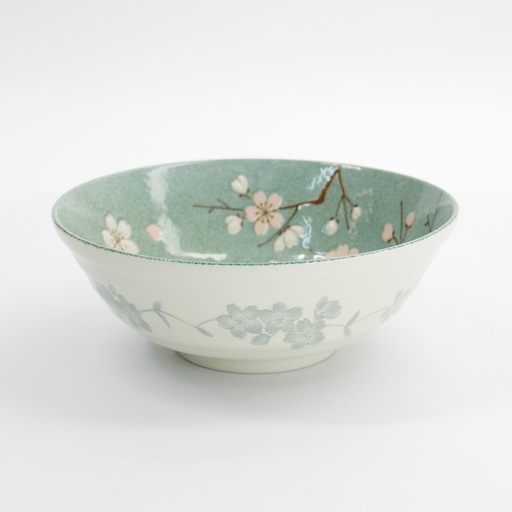 [33706] Fujisakura Ramen Bowl 21x7.8cm 1000ml Green 33706 3/36