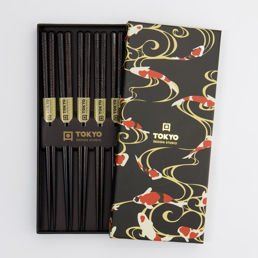 [33832] Chopstick Giftset/5 Carp A26-D60 1/100 