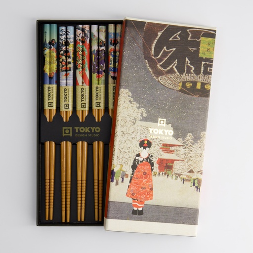 [33835] Chopstick Giftset/5 Maiko A26-C51 1/100  