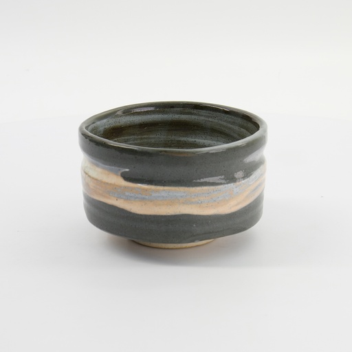 [33908] Matcha Bowl Unmon 13x8cmh Grey/Beige 33908 1/36