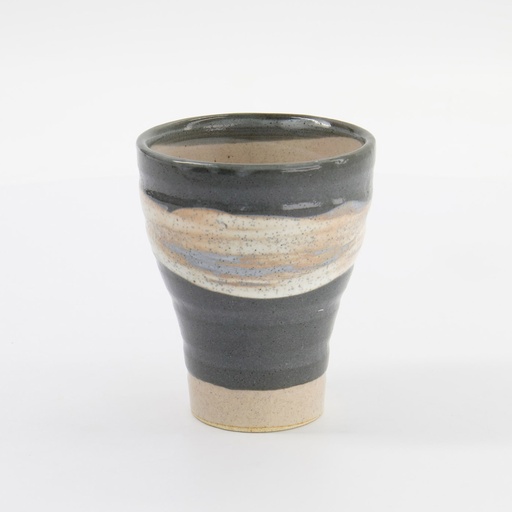[33915] Craft Cup Unmon 8.5x10.5cmh Grey/Beige 33915 6/48