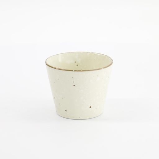 [33956] Shirogesho Soba Cup 8.6x6.9cm 210ml Beige 33956 6/72