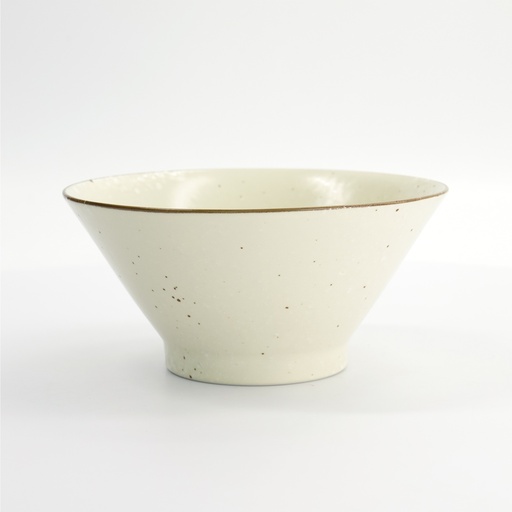 [33957] Shirogesho Bowl 18.5x9cm Beige 33957 4/24 