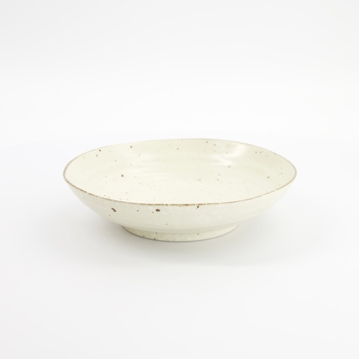 [33961] Shirogesho Pasta Plate 20.8x5.2cm 33961 Beige 6/36 