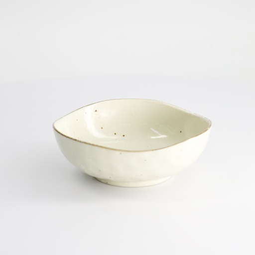 [33964] Shirogesho Oval Bowl 13.8x5.4cm 300ml Beige 33964 10/80 