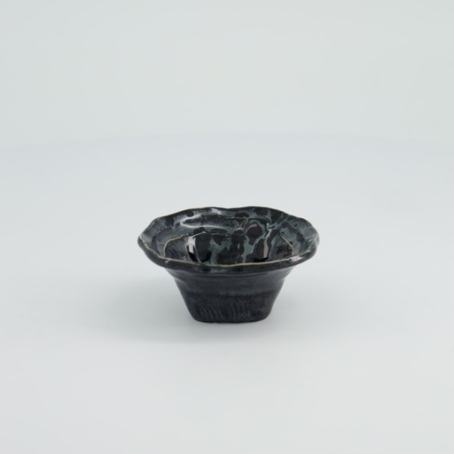 [33974] Craft Ginsai Small Dish 9.5x4.1cm Black 33974 6/120 