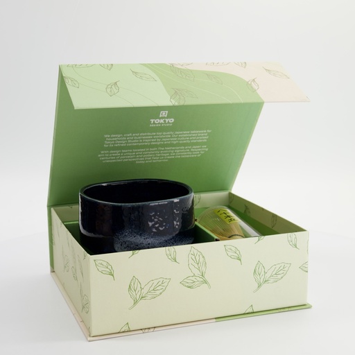[33976] Matcha Giftset Blue Brush 12x7.5cm 4pcs 33976 1/12   