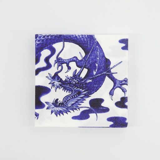 [33982] Napkin 33x33cm 20pcs pack Japonism Blue 33982 1/12 