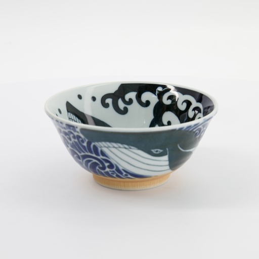 [34009] Kawaii Tayo Bowl Whale 14.9x6.9cm S19 6/48
