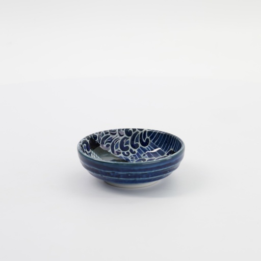 [34010] Kawaii Sauce Dish Whale 9.5x3cm S21 5/180