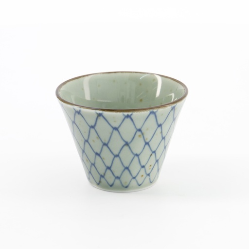[34016] Mashiko Cup Mesh 7.5x5.3cm Blue 34016 12/192