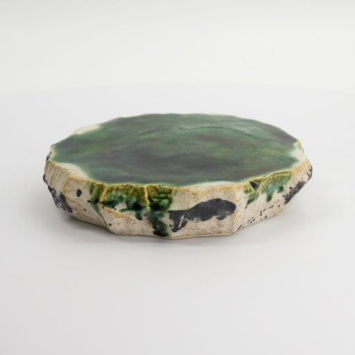[34036] Mino Craft Rock Plate 17.5x5.8cm Green 34036 1/24 
