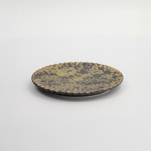 [34043] Mino Craft Round Plate 15.5cm Gold 34043 1/36