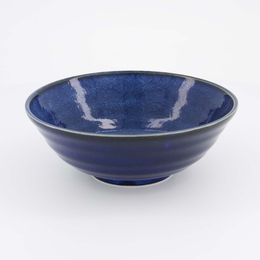 [34064] Deep Blue Ramen Bowl 21x7.8cm 1000ml Blue 34064 4/32