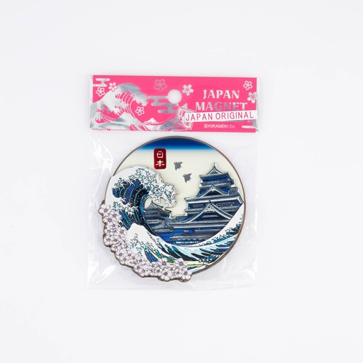 [34112] Wooden Magnet JAPAN Ukiyoe 34112 3/12