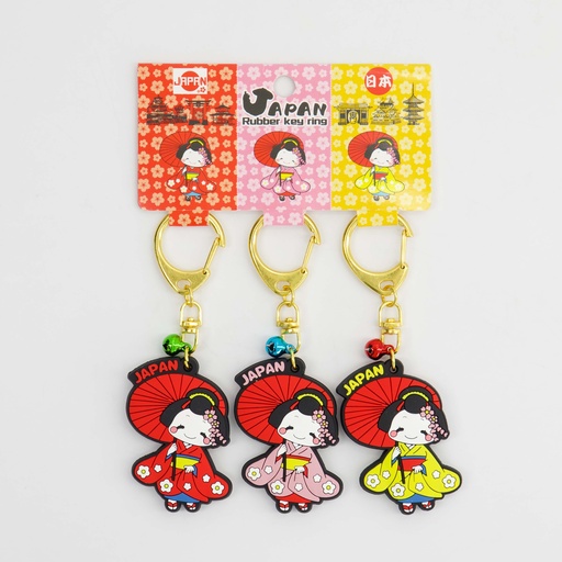 [34113] Keychain Japan Geisha 3pcs 34113 1/10