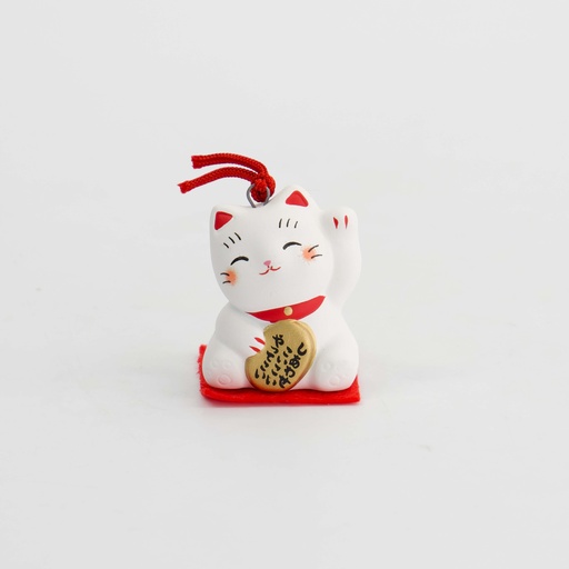 [34126] Lucky Cat 3.5cm White 7669 30/600