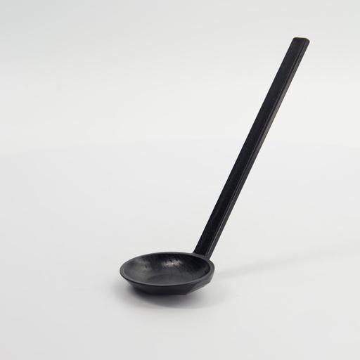 [34137] Ramen Spoon Black ABS 22cm H-94-26 10/900