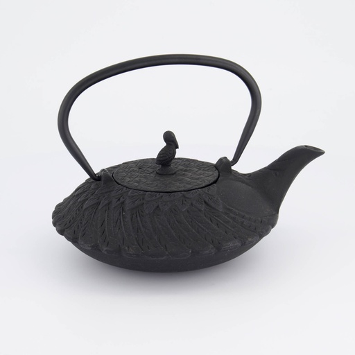 [34142] WY Tea Kettle Iron Crane XH-0.8L-8918 BK 1/8 