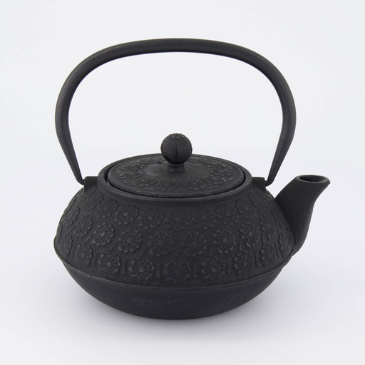 [34147] WY Tea Kettle Iron Sakura YH-0.9L-89AC Black 1/8 