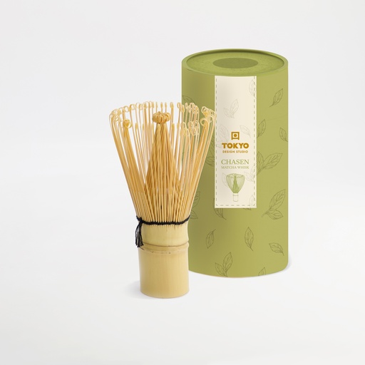 [34152] Matcha Whisk (Chasen) 6x11cm Bamboo (100Strings) 34152 1/25 