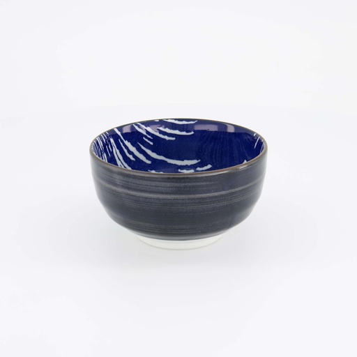 [34159] Hokusai Fuji Tayo Bowl 12.6x7cm Blue/White 34159 4/48 