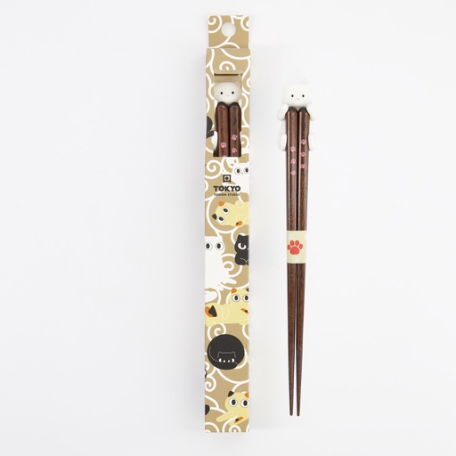 [34177] Chopstick Giftset With Rest Cat A53-32 WH 34177 10/200   