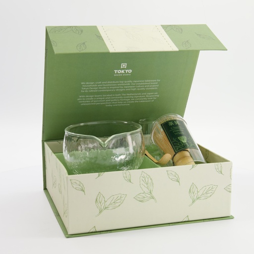 [37203] Matcha Giftset Glass 12.5x7.5cm 4pcs 37203 1/12 