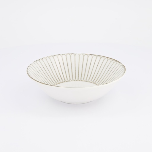 [34227] Kosai White Bowl 17x5cm 013053 6/48