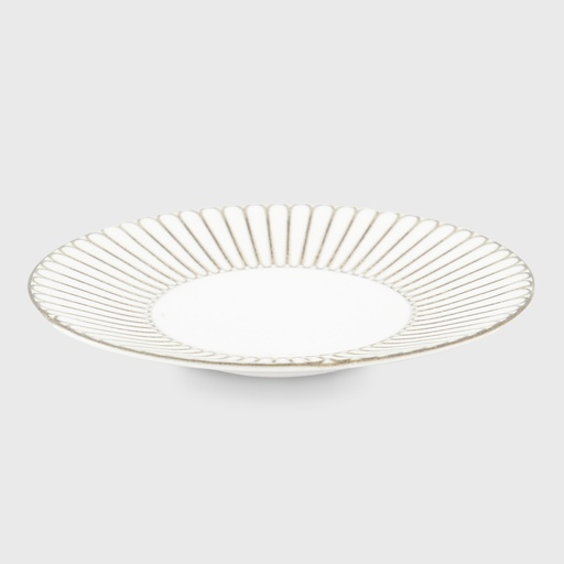 [34230] Kosai White Plate 24x4.5cm 013055 6/24