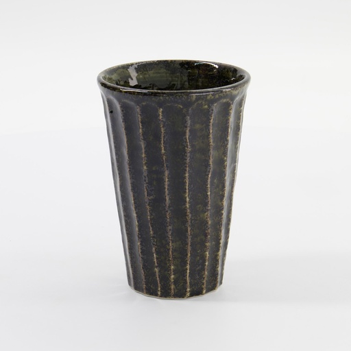 [34237] Mino Craft Kuro Oribe Cup Black 8.5x12cm 34237 6/48 