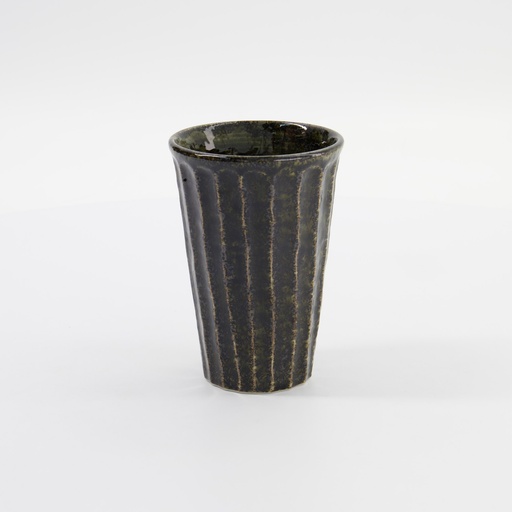 [34237] Mino Craft Kuro Oribe Cup Black 8.5x12cm 34237 6/48 