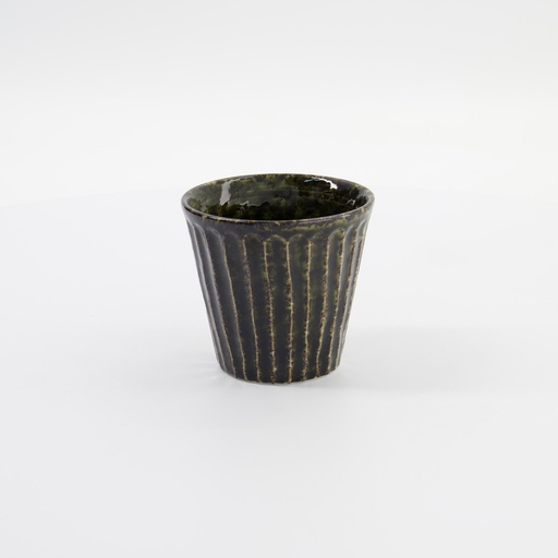 [34239] Mino Craft Kuro Oribe Cup Black 9.2x8.6cm 34239 6/72 