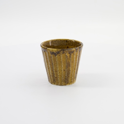 [34240] Mino Craft Ame Cup Brown 9.2x8.6cm 34240 6/72  